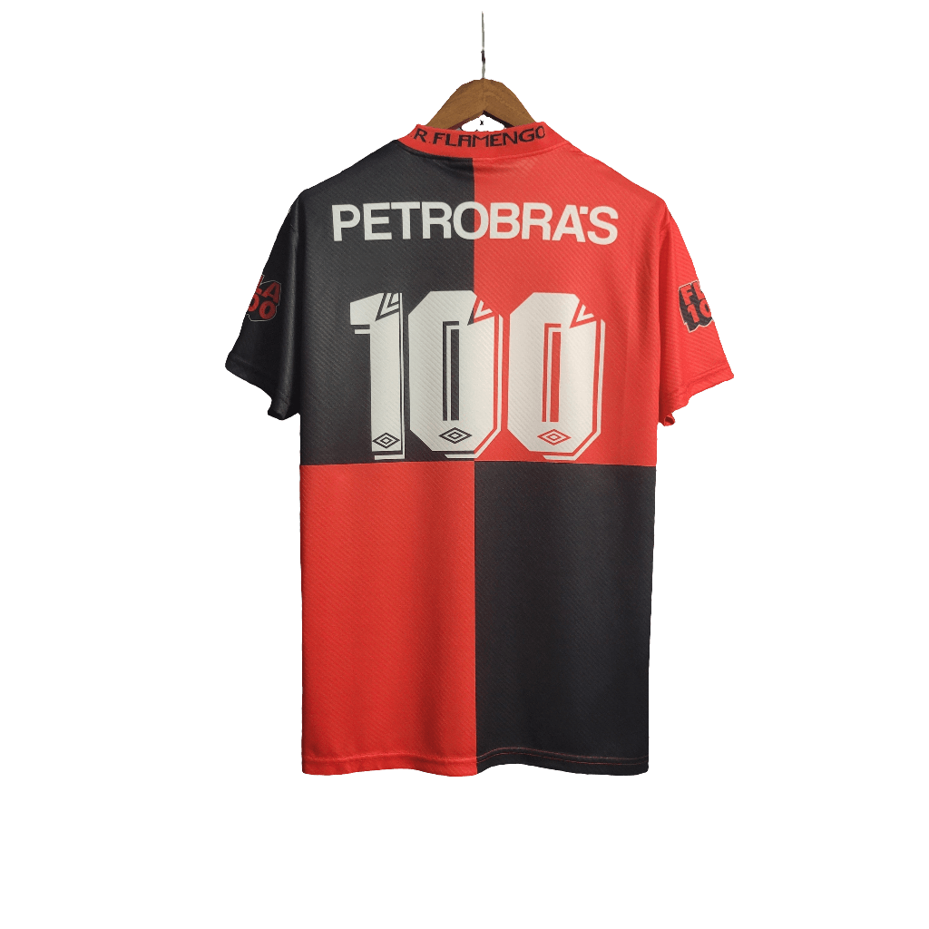 Flamengo 1994 I Home Centenary Model Jersey - Retro Version | Free Shipping + Keychain Gift