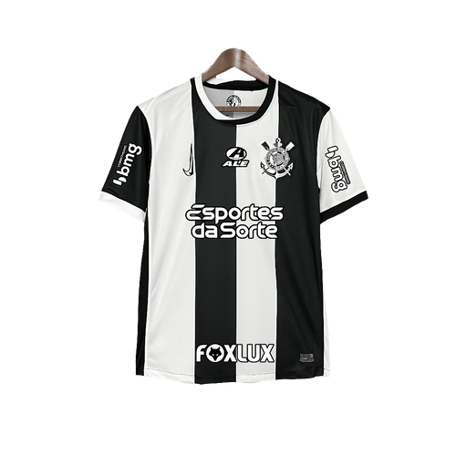 Corinthians 24/25 III Third Jersey - All Sponsors - Fan Version | Free Shipping + Keychain Gift