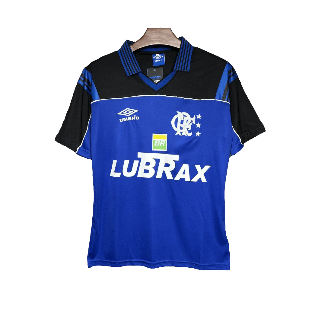 Flamengo 1999 Goalkeeper Jersey - Blue - Retro Version | Free Shipping + Keychain Gift
