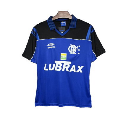 Flamengo 1999 Goalkeeper Jersey - Blue - Retro Version | Free Shipping + Keychain Gift