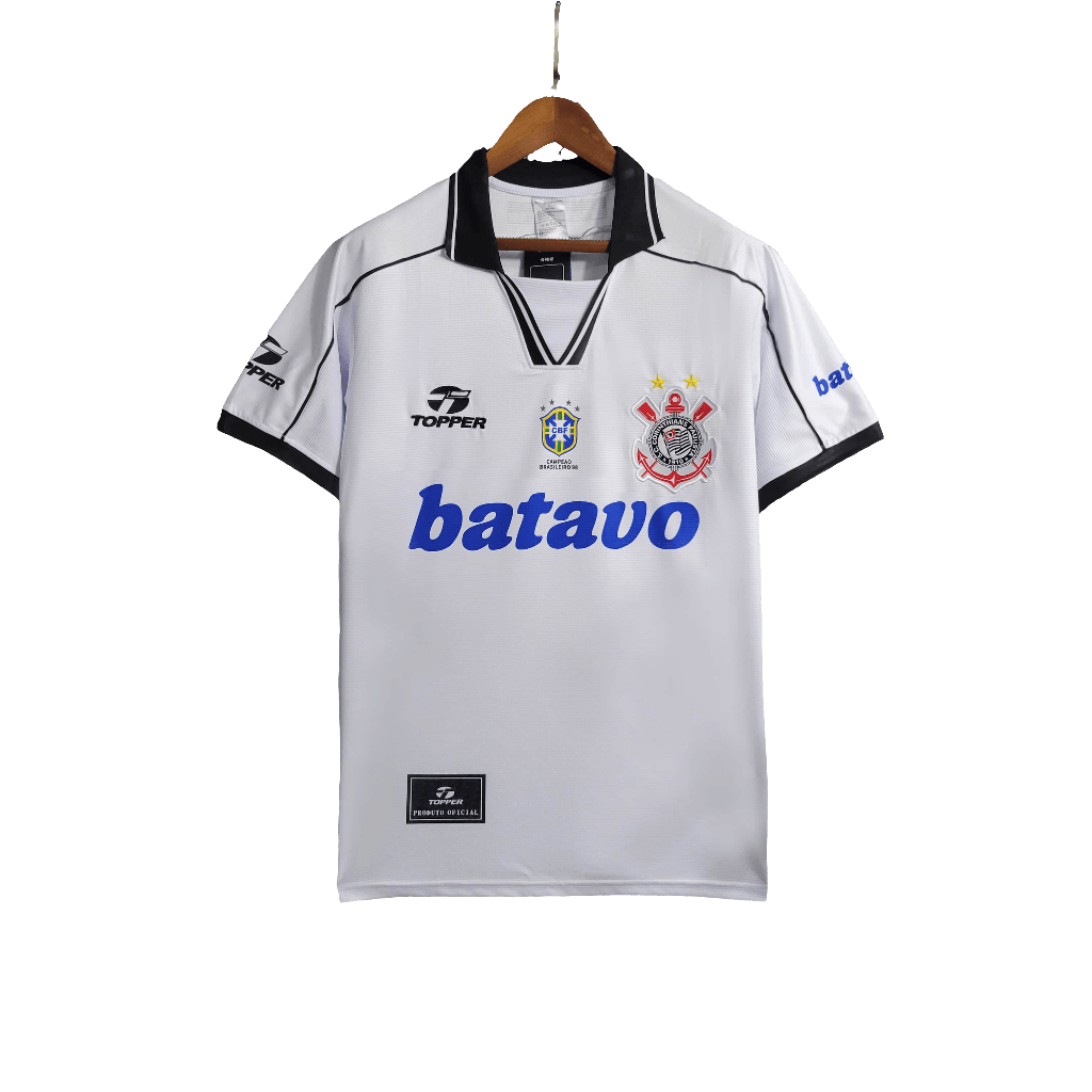 Corinthians 1999 I Home Jersey - Retro Version | Free Shipping + Keychain Gift