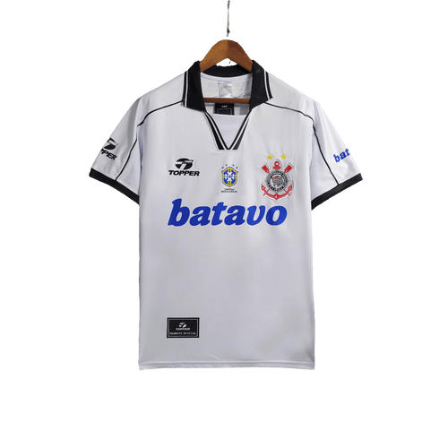Corinthians 1999 I Home Jersey - Retro Version | Free Shipping + Keychain Gift