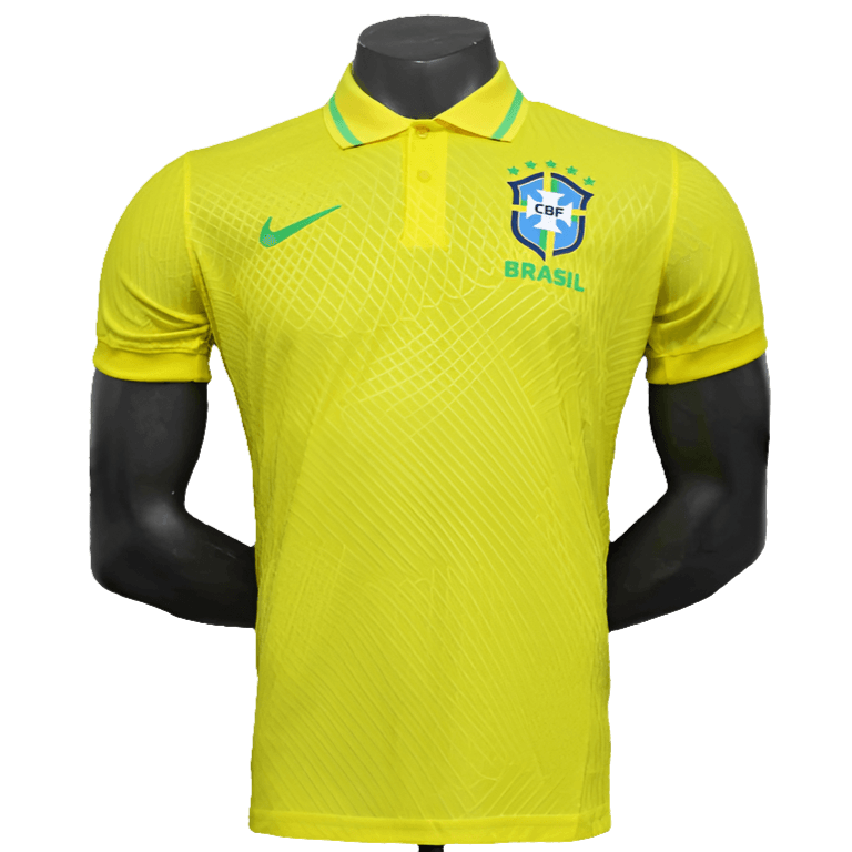 Brazil 25/26 Polo Edition Jersey - Yellow - Player Version | Free Shipping + Keychain Gift