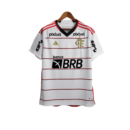 Flamengo 23/24 II Away Jersey - All Sponsors - Fan Version | Free Shipping + Keychain Gift