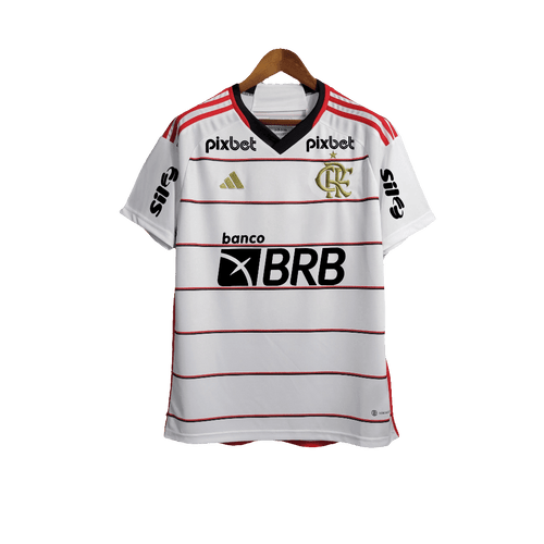 Flamengo 23/24 II Away Jersey - All Sponsors - Fan Version | Free Shipping + Keychain Gift