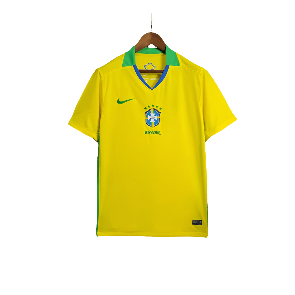Brazil 25/26 I Home Jersey - Fan Version | Free Shipping + Keychain Gift