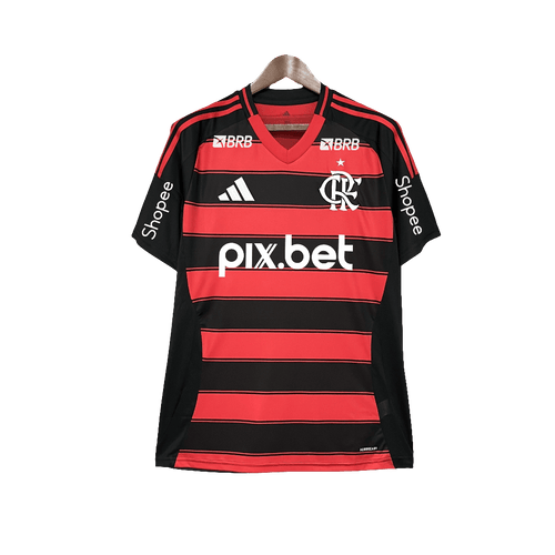 Flamengo 25/26 I Home Jersey - All Sponsors - Fan Version | Free Shipping + Keychain Gift
