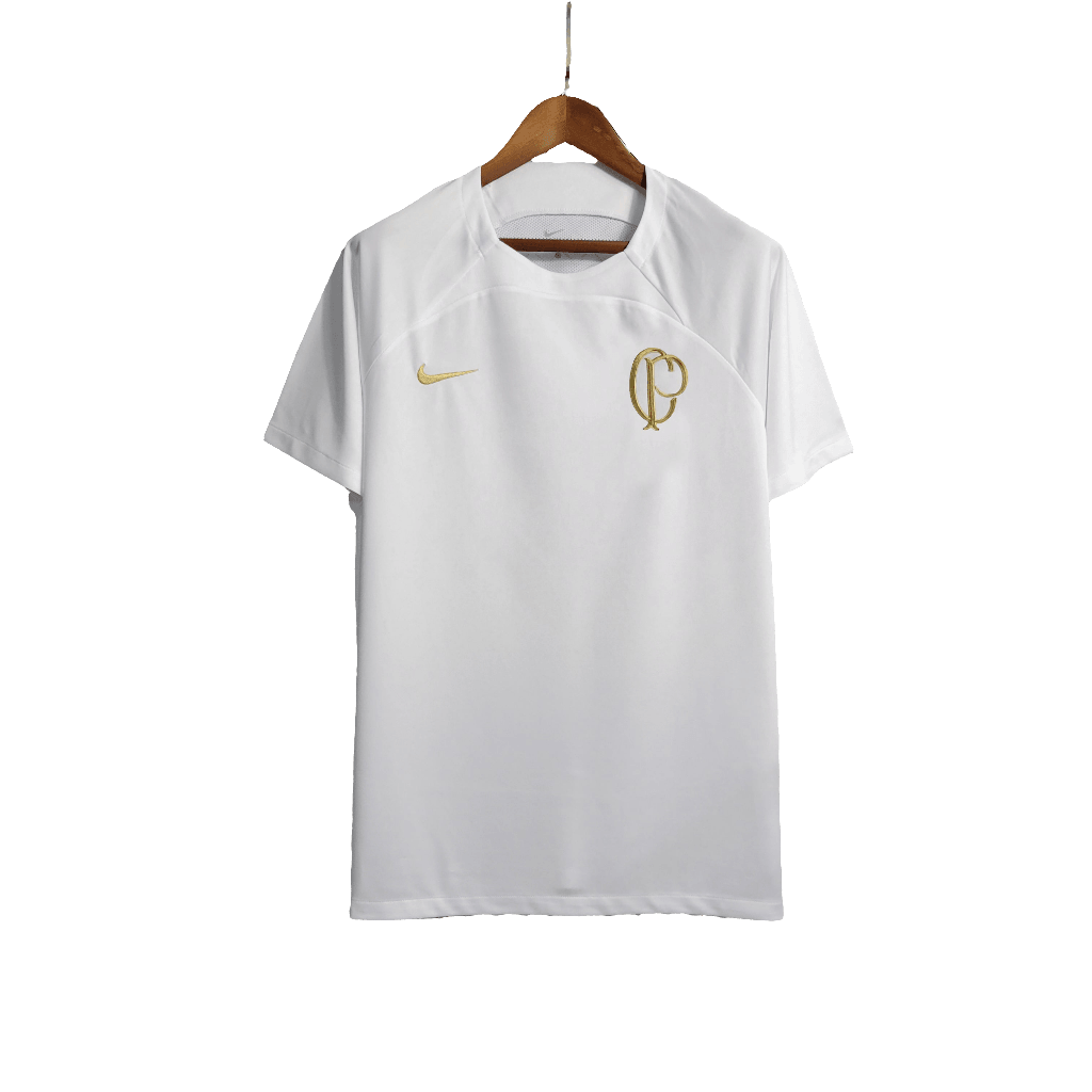 Corinthians 22/23 Training Jersey - White - Fan Version | Free Shipping + Keychain Gift