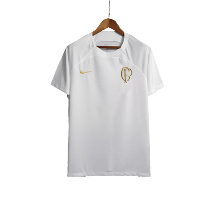 Corinthians 22/23 Training Jersey - White - Fan Version | Free Shipping + Keychain Gift