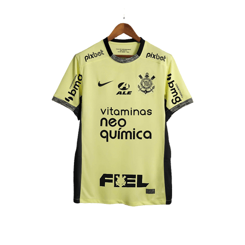 Corinthians 23/24 III Third Jersey - All Sponsors - Fan Version | Free Shipping + Keychain Gift