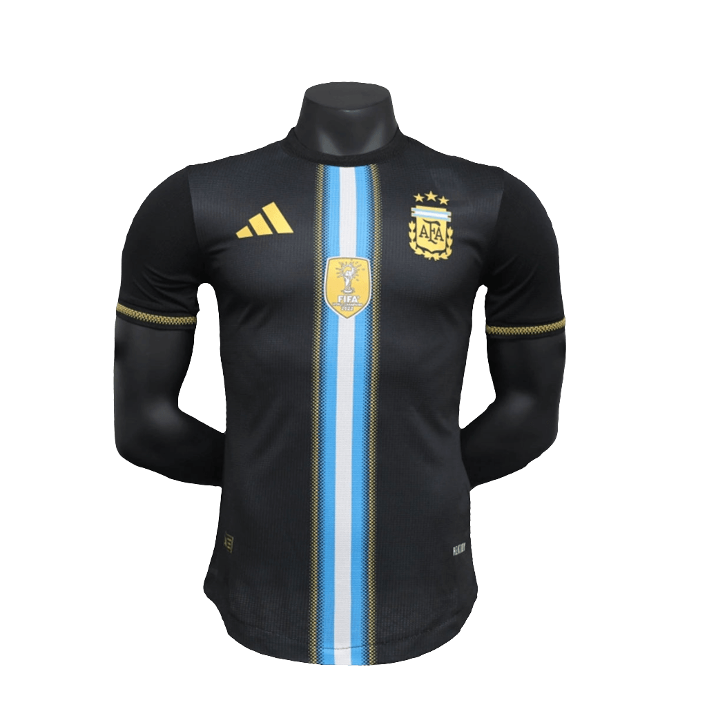 Argentina 25/26 Special Jersey - Black Edition - Player Version | Free Shipping + Keychain Gift