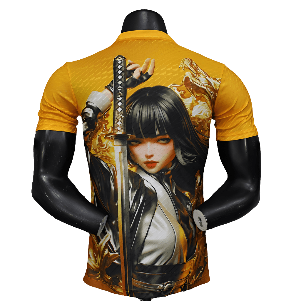 Japan 25/26 Anime Special Edition Jersey - Orange - Player Version | Free Shipping + Keychain Gift