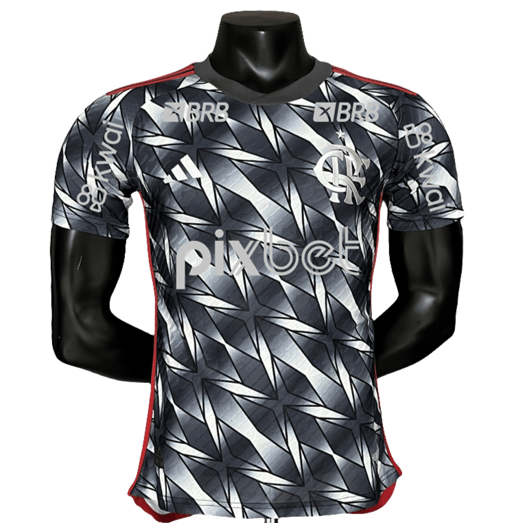 Flamengo 24/25 III Third Jersey - All Sponsors - Player Version | Free Shipping + Keychain Gift