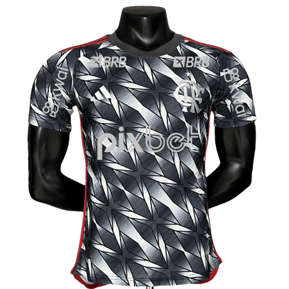 Flamengo 24/25 III Third Jersey - All Sponsors - Player Version | Free Shipping + Keychain Gift