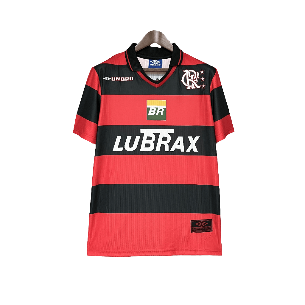 Flamengo 95/96 I Home Jersey - Retro Version | Free Shipping + Keychain Gift