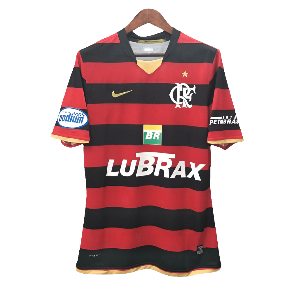 Flamengo 08/09 I Home Jersey Sponsors - Retro Version | Free Shipping + Keychain Gift