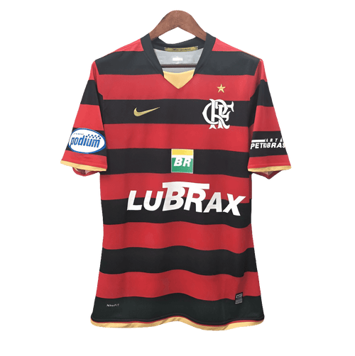 Flamengo 08/09 I Home Jersey Sponsors - Retro Version | Free Shipping + Keychain Gift