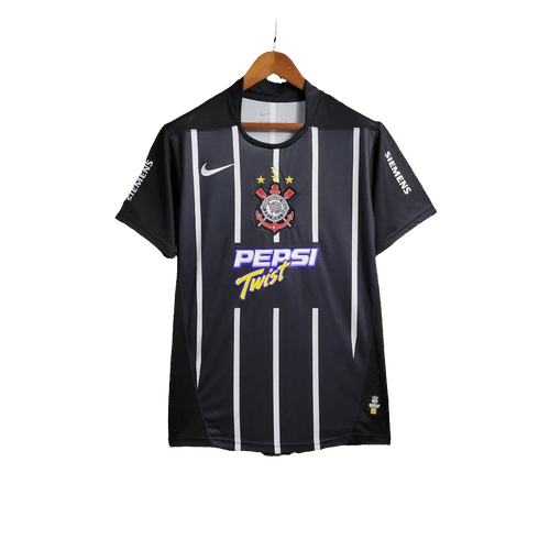 Corinthians 2004 II Away Jersey - Retro Version | Free Shipping + Keychain Gift