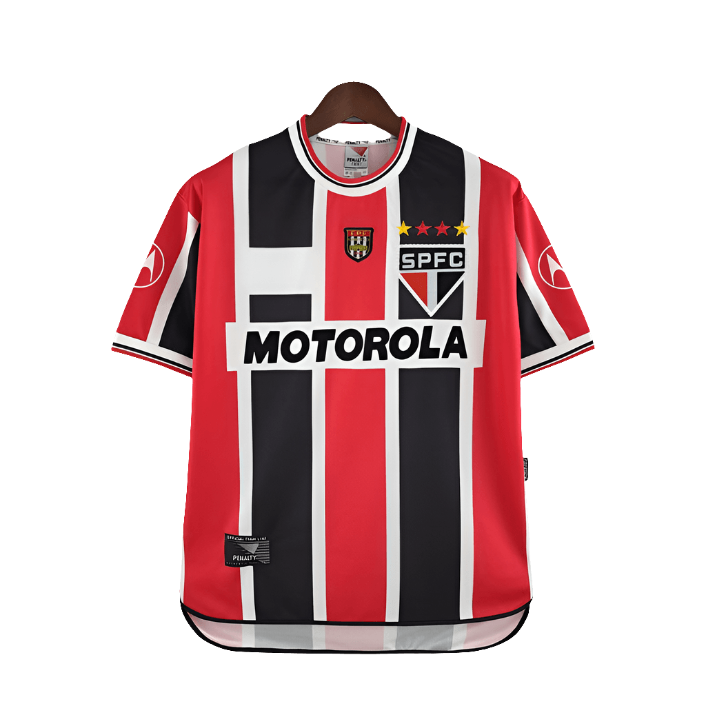 Sao Paulo 2000 II Away Jersey - Retro Version | Free Shipping + Keychain Gift