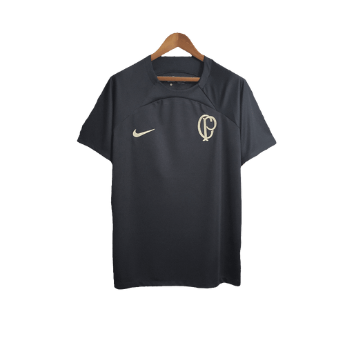 Corinthians 22/23 Training Jersey - Black - Fan Version | Free Shipping + Keychain Gift