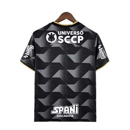 Corinthians 22/23 II Away Jersey - All Sponsors - Fan Version | Free Shipping + Keychain Gift