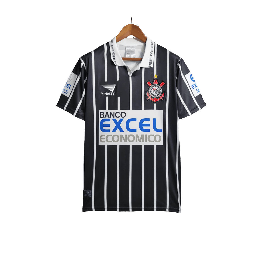 Corinthians 1997 II Away Jersey - Retro Version | Free Shipping + Keychain Gift