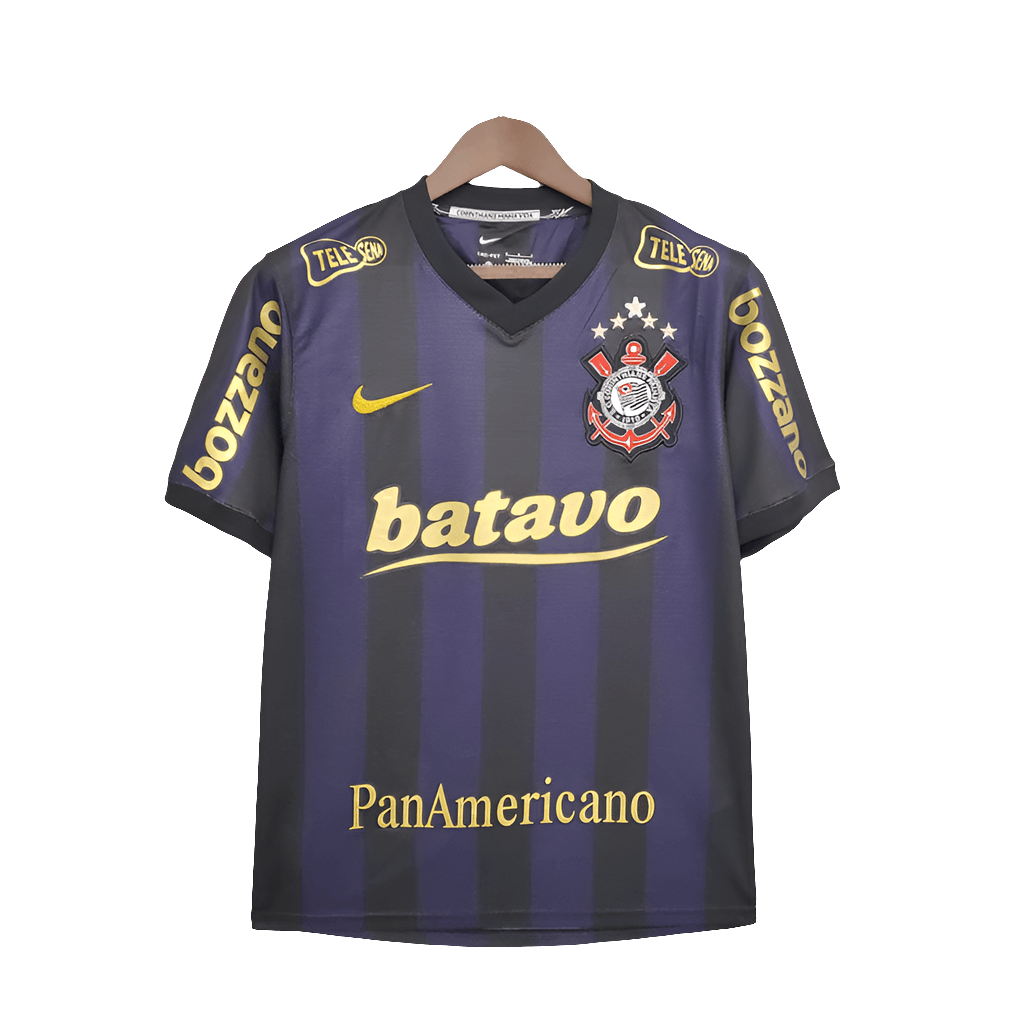 Corinthians 09/10 II Away Jersey - Retro Version | Free Shipping + Keychain Gift