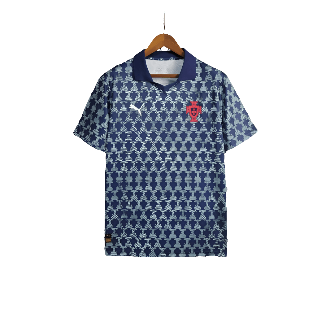 Portugal 25/26 Training Jersey - Navy Blue - Fan Version | Free Shipping + Keychain Gift