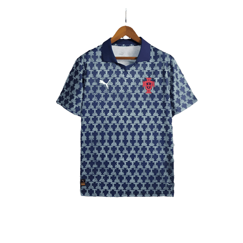 Portugal 25/26 Training Jersey - Navy Blue - Fan Version | Free Shipping + Keychain Gift
