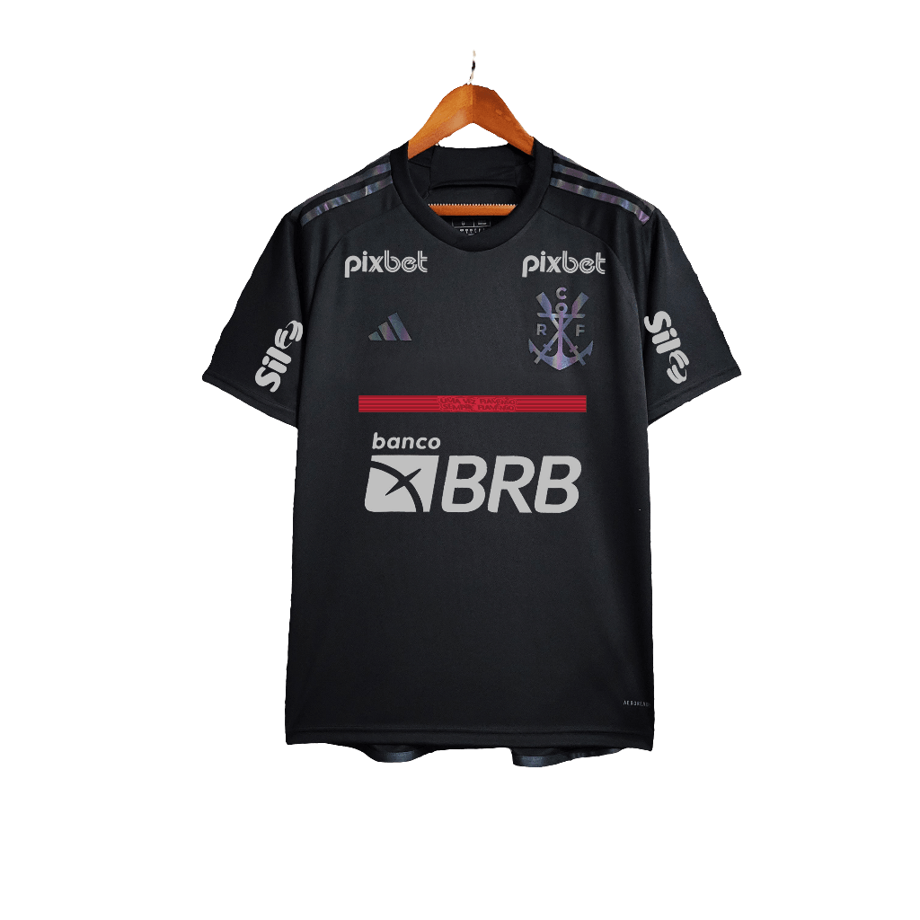 Flamengo 23/24 III Third Jersey - All Sponsors - Fan Version | Free Shipping + Keychain Gift