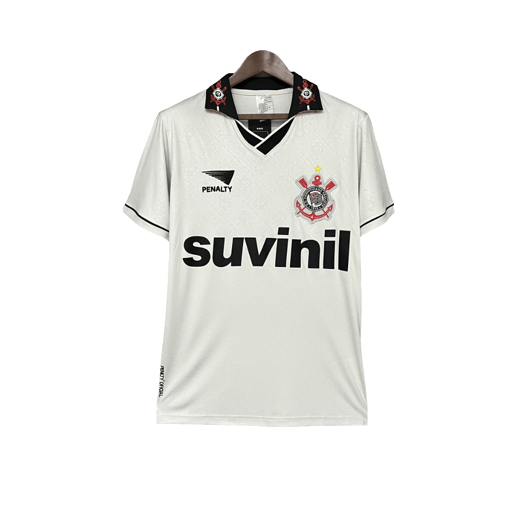 Corinthians 1996 I Home Jersey - Retro Version | Free Shipping + Keychain Gift