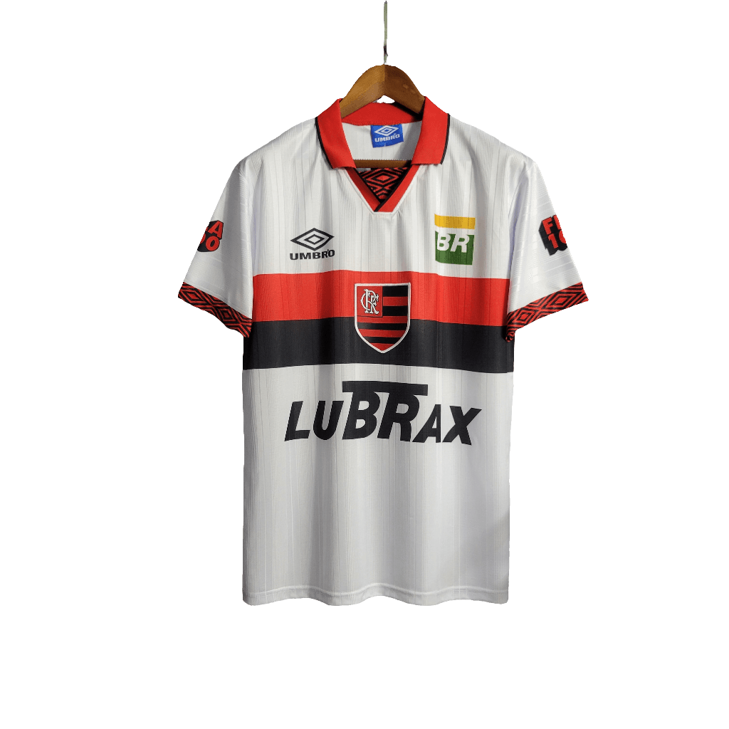 Flamengo 100th Anniversary II Away Jersey - Retro Version | Free Shipping + Keychain Gift