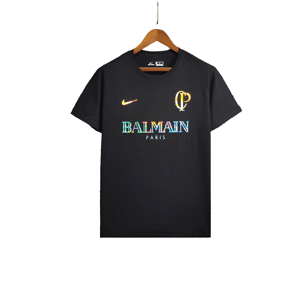 Corinthians 24/25 Casual Edition Jersey - Black - Fan Version | Free Shipping + Keychain Gift