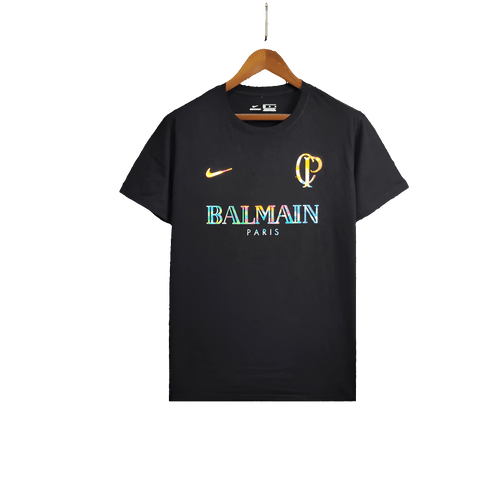 Corinthians 24/25 Casual Edition Jersey - Black - Fan Version | Free Shipping + Keychain Gift