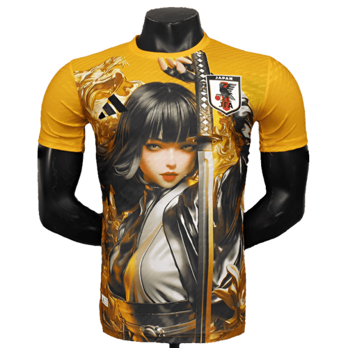 Japan 25/26 Anime Special Edition Jersey - Orange - Player Version | Free Shipping + Keychain Gift