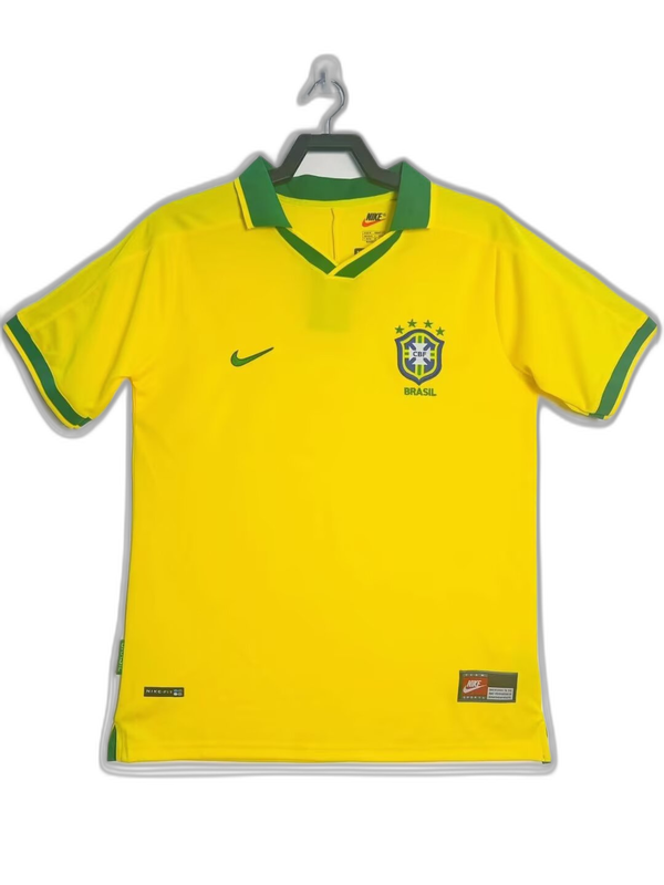Brazil 1997 I Home Jersey - Retro Version | Free Shipping + Keychain Gift