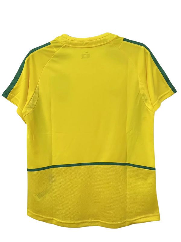 Brazil 2002 I Home Jersey - Retro Version | Free Shipping + Keychain Gift