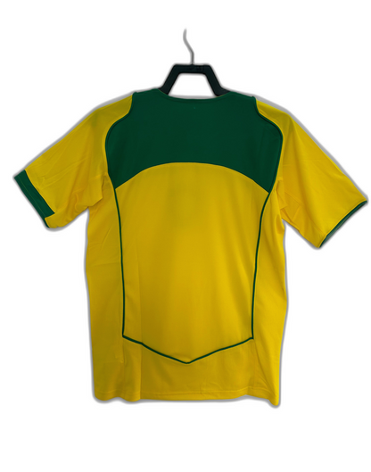 Brazil 2004 I Home Jersey - Retro Version | Free Shipping + Keychain Gift