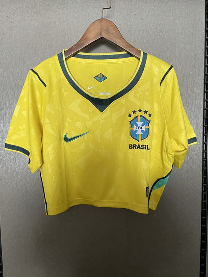 Brazil Women's Crop Top - Brazil Fan Version | Free Shipping + Free Keychain