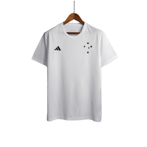 Cruzeiro 23/24 Training Jersey - White - Fan Version | Free Shipping + Keychain Gift