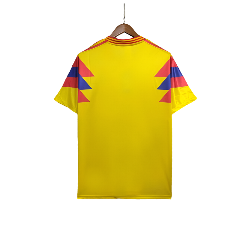Colombia 1990 I Home Jersey - Retro Version | Free Shipping + Keychain Gift