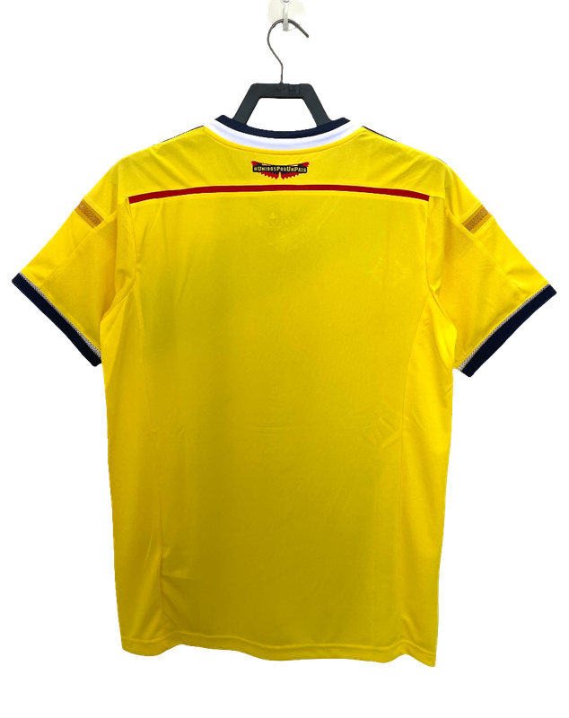 Colombia 2014 I Home Jersey - Retro Version | Free Shipping + Keychain Gift