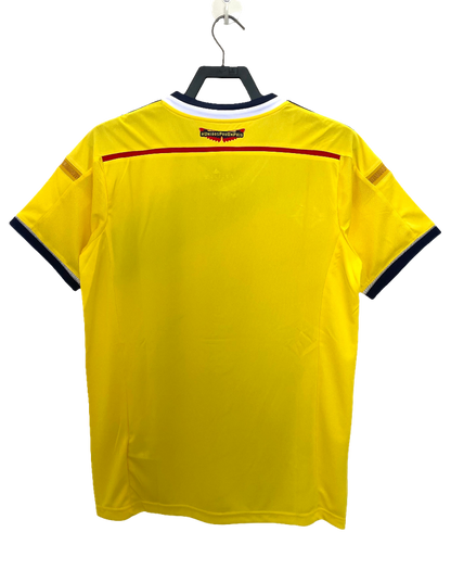 Colombia 2014 I Home Jersey - Retro Version | Free Shipping + Keychain Gift
