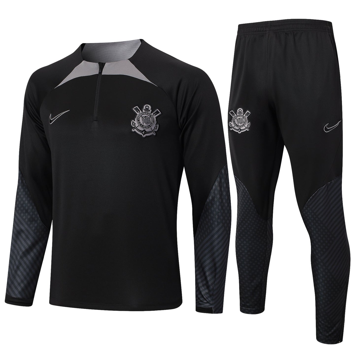 Conjunto Corinthians 24/25 All Black | Free Shipping + Keychain Gift