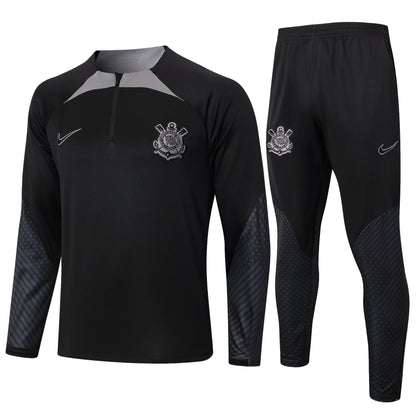 Conjunto Corinthians 24/25 All Black | Free Shipping + Keychain Gift