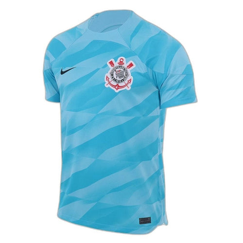 Corinthians 23/24 Goalkeeper Blue - Fan Version | Free Shipping + Keychain Gift