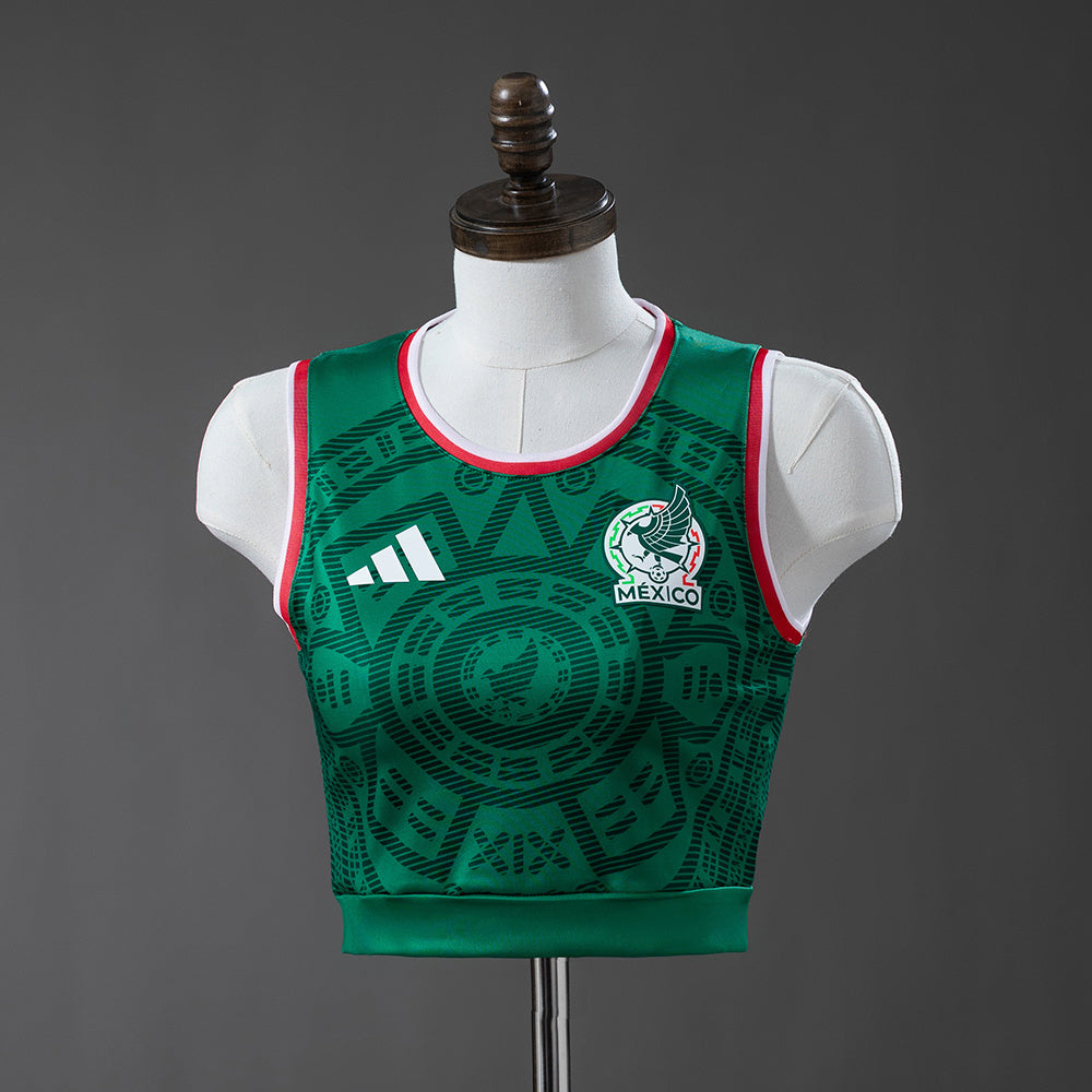 Mexico 2026 Home Crop Top | Free Shipping + Free Keychain