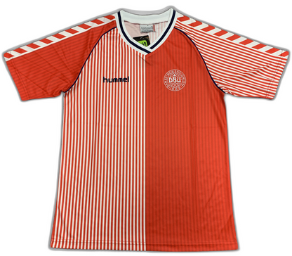 Denmark 1986 I Home Jersey - Retro Version | Free Shipping + Keychain Gift