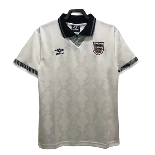 England 1990 I Home Jersey - Retro Version | Free Shipping + Keychain Gift