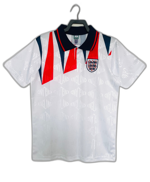 England 1992 I Home Jersey - Retro Version | Free Shipping + Keychain Gift